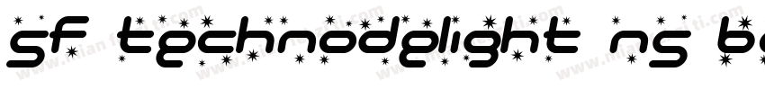 SF Technodelight NS Bold字体转换